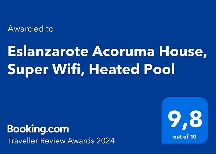 Eslanzarote Acoruma House, Super Wifi, Heated Pool Güime